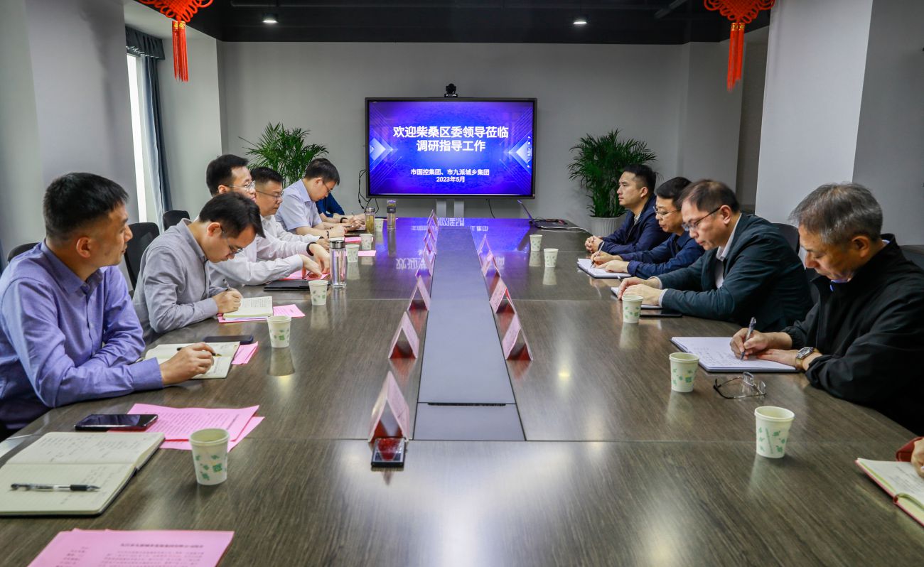 柴桑區(qū)委書記盛煒一行來訪市國控集團(tuán)、市九派城鄉(xiāng)發(fā)展集團(tuán)