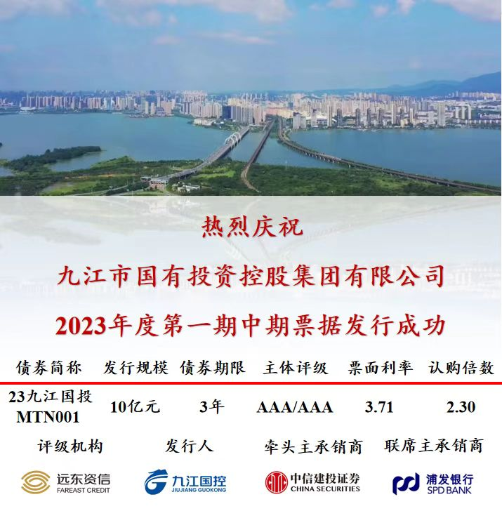 喜報！市國控集團成功發(fā)行10億元中期票據